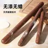 Rodillo de sándalo rojo macizo para uso doméstico, palo amasador de cabeza redonda, rodillo para masa de dumplings, herramienta para hornear y repostería en general