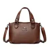 Moderna Cremallera de PU 2026 Otoño Popular Transfronteriza Nuevo Estilo Elegante Bolso de Mano para Hombro para Mujer Bolso Cruzado para Viaje