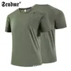 Camiseta de Manga Corta para Hombre Dijia Mismo Estilo Hielo Seda Secado Rápido Deportes al Aire Libre Fitness Cuello Redondo Transpirable Top para Correr Camiseta para Hombre