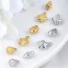 Colgante Pequeño Tridimensional Color Dorado Galvanizado al Vacío Conservador del Color Bolsa de la Suerte Estrella Colgante Exquisito Acero Inoxidable Accesorios de Joyería DIY