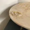 Anillo Abierto Exquisito Francés de Circonita con Lazo y Perla, Diseño Dulce y de Nicho, Anillo de Gama Alta y Versátil