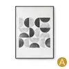 Conjunto macio designer preto e branco cinza com pintura pendurada moderna simples pintura pendurada de cabeceira de quarto pintura decorativa de fundo de sala de estar