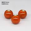 Cuentas de cerámica con esmalte de flores de 16 mm, venta al por mayor, cuentas sueltas para collar, colgante, accesorios de joyería DIY, accesorios para pulseras