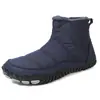Botas de Nieve Impermeables de Invierno Transfronterizas para Hombres y Mujeres, Zapatos de Algodón a Prueba de Frío para Parejas, Tenis de Caña Alta para Exteriores con Forro de Felpa, Zapatos de Invierno de Suela Minimalista