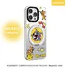 Funda con Soporte Magnético Tom y Jerry para Apple 16 Funda para Teléfono Pivot 13Pro Huawei 15 Dibujos Animados 14 Pareja 17