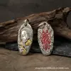 Colgante cultural y creativo taoísta del Gran Emperador Zhenwu, diseño original de nicho vintage envejecido, accesorios taoístas culturales de la Montaña Wudang