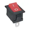 Interruptor basculante KCD1 interruptor quadrado interruptor de alimentação de dois estágios vermelho de três pernas interruptor basculante dispensador de água Eletrônico