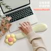 Soporte de Muñeca Creativo de Girasol, Reposamuñecas para Teclado, Alfombrilla de Ratón para Portátil, Escritorio de Computadora de Espuma para Oficina para Hombres y Mujeres