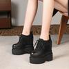 Estilo Novo de Primavera 16cm Salto Ultra Alto Plataforma à Prova d'Água Sapatos de Salto Alto Retro para Mulheres