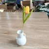 Tulipán Producto Terminado Palo Retorcido Flores Artificiales Venta al por Mayor Flores Falsas de Colores Caramelo Hechas a Mano Decoración del Hogar Regalos de Vacaciones