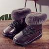 [70% de descuento] Zapatos de algodón para niños de alta calidad, nuevos de invierno, zapatos de lana para bebé, cálidas botas de nieve antideslizantes con forro de felpa