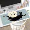 Mouse Pad Fofo de Desenho de Gato, Tamanho Grande Estilo Japonês Simples Almofada para Mesa de Computador, Borda com Travamento Antiderrapante Mais Almofada para Lan House E-Sports