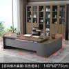 Escritorio de oficina simple, escritorio de gerente, muebles de oficina, escritorio ejecutivo, escritorio del presidente, escritorio del supervisor y silla, escritorio de la oficina del jefe