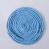 Cuerda de Algodón de Colores 5mm Hilo de Algodón de Colores Tejido Manualidades DIY Cuerda para Atar Decorativa Cuerda para Tapicería Cuerda para Empaquetar Cajas de Regalo