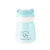 Caneca Térmica Decorativa de Urso para Mulheres, Portátil e Compacta 150ml, Mini Fofa Tendência Infantil Copo de Aço Inoxidável 304 para Estudantes
