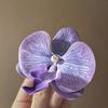 Grampo de Cabelo Orquídea Borboleta Artificial, Presilha de Cabelo Rosa Flor Doce, Acessório de Cabelo, Presilha Lateral, Grampo para Mulheres, Novo Estilo para Franja