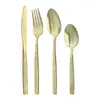 Conjunto de Faca, Garfo e Colher de Aço Inoxidável 410 para Hotéis, Cozinha Ocidental, Colher de Café, Colher de Chá, Garfo de Chá, Colher de Sobremesa, Atacado do Fabricante