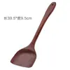 Cozinha Espátula de Legumes Cabo Longo Espátula de Madeira Espátula de Madeira Panela Antiaderente Especial Pá de Madeira Sólida Utensílios de Cozinha Panela Fundo Plano Refogar Anti-Escaldante