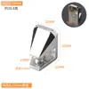 Aleación de zinc soporte de clip de vidrio soporte soporte portavidrio clip de fijación clip clip de partición clip de laminado de vidrio accesorios de ferretería