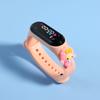 [M7] pulsera de moda luminosa LED para niños con muñeco de dibujos animados mejorado, táctil, resistente al agua, regalo, reloj electrónico