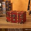Caja de Joyería Nueva Caja de Almacenamiento de Madera con Cerradura Caja de Almacenamiento Caja de Embalaje de Piedra Caja de Madera Estilo Retro Personalizado Venta al por Mayor