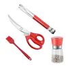 Conjunto de Tesouras Pinça para Churrasco de Aço Inoxidável Tesouras de Cozinha Coreana Tesouras de Cozinha Tesouras Domésticas para Bife Conjunto para Churrasco