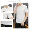 Fábrica al por mayor Verano Nueva Camisa Polo para Hombre de Manga Corta Versátil Cuello Camisero Camiseta Base Tendencia para Hombre Ropa de Pareja