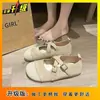 Sapatos de Vovó com Solado Plano Mocassins Slip-on Femininos Novidade Primavera/Verão 2026 Sapatos Mary Jane Femininos Retrô Mocassins Femininos