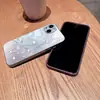 Funda para Teléfono con Forma de Corazón de Amor con Gradiente Rosa y Morado y Olas de Agua para Apple 18 Pro Max, Funda de Cristal de Gama Alta, Cubierta Anti-Caídas para iPhone 16