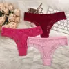 Roupas Íntimas Femininas de Renda em Malha Vazada Ambíguas, Emocionais, Novas e Sexy, Calcinhas Femininas Respiráveis Puras de Cintura Média Sem Marcas