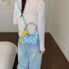 Yuezhi 2026 Verano Nuevo Bolso de Mano de Moda de Lunares, Bolso de Hombro, Estilo Hong Kong, Elegante, Gran Capacidad, Bolso Cruzado de un Solo Hombro