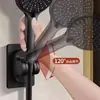 Soporte para Cabezal de Ducha sin Taladro Soporte Fijo de Montaje para Cabezal de Ducha de Lluvia para Baño Gancho Mágico para Ducha Base