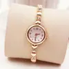Reloj de cuarzo con diamantes de imitación para mujer, estilo coreano, elegante, de JW Fashion, pequeño y sencillo, con pulsera, reloj de moda para niñas.