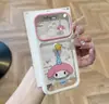 Chapéu Pontudo Estrela Adesivo Giratório Transforma Instantaneamente em Maçã Compatível com iPhone 17promax iPhone 16 Transparente Dopamina Céu Estrelado Capa