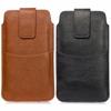 Comercio exterior más bolsa exterior riñonera Apple para iphone XS max bolsa de doble capa 6.4 pulgadas funda de cuero con cinturón magnético