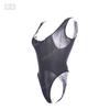 Macacão feminino sexy de tentação com gola redonda body transparente lingerie sexy meia-calça maiô roupa para balada palco