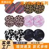 Posavasos Redondo Transfronterizo de Material de Buceo Neopreno Transferencia Térmica Posavasos Aislante para Café Posavasos para Taza de Agua de Coche Listo para la Venta