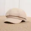 2026 Nuevo Estilo Coreano Gorra Octagonal Pequeña con Logo, Moderna y Versátil, Gorra de Boina Adelgazante, Gorra de Pato, Tendencia