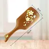 Pente de Almofada de Ar Pintado em Sândalo Dourado para Mulheres, Pente Especial para Alisar e Cuidar dos Cabelos para as Festas, como Lembrança para Mães e Idosos