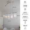 Lámpara de Araña de Cristal Nube de Lujo Ligero Italiano Estilo Crema Francés Lámparas de Sala de Estar Simples Modernas Atmosféricas Lámparas de Comedor para Villa