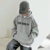 Ropa para niños para niños, sudadera con capucha de otoño, nuevo estilo primavera y otoño 2026, tops elegantes para niños mayores en otoño