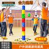 Trabajen juntos para construir una torre, actividades de team building, accesorios de juego, paso a paso, juegos divertidos de torre de team building se pueden facturar