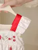 Roupas de bebê estilo chinês macacão de verão bebê de um ano menina Hanfu estilo chinês macacão de escalada para recém-nascido lua cheia