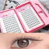 Pestañas postizas ligeras transfronterizas, diseño de estilo coreano en forma de U y forma de corazón en el extremo del ojo, set con pegamento, pestañas dulces y frescas para comercio exterior