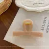 Nova Presilha de Cabelo Colorida de Gelatina com Laço Luofu Meng, Presilha da Nuca Fashion, Acessórios de Cabelo Elegantes para Mulheres