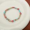 Pulseira de Miçangas Coloridas de Dopamina de Verão Personalidade Infantil Doce Exquisita Moda Criativa Desenho Animado Pulseira Versátil para Mulheres