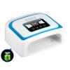 Lámpara de uñas recargable de 120W máquina de fototerapia V10UV lámpara de horneado led instrumento de curado de pegamento para esmalte de uñas almacenamiento de energía inalámbrico