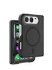 Funda de teléfono magnética de color sólido Macaron, adecuada para iPhone Duo, funda protectora plegable Apple 18 DUO, a prueba de caídas y de carcasa dura