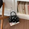 Bolsa pequena elegante e estilosa para mulheres, nova moda 2026, bolsa transversal versátil, bolsa de mão tipo almofada requintada, bolsa tote pequena