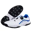 Zapatos Deportivos Transfronterizos Modelo Nuevo 2025 Zapatos Profesionales de Golf para Hombre Zapatos Deportivos Antideslizantes para Interiores Venta Directa de Fábrica